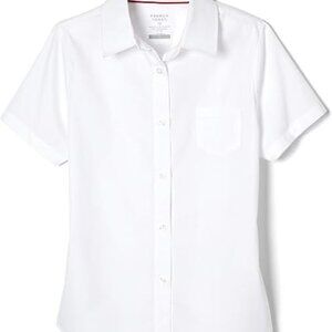 French Toast SE9374 Girls Button Down Shirt w/Pocket White